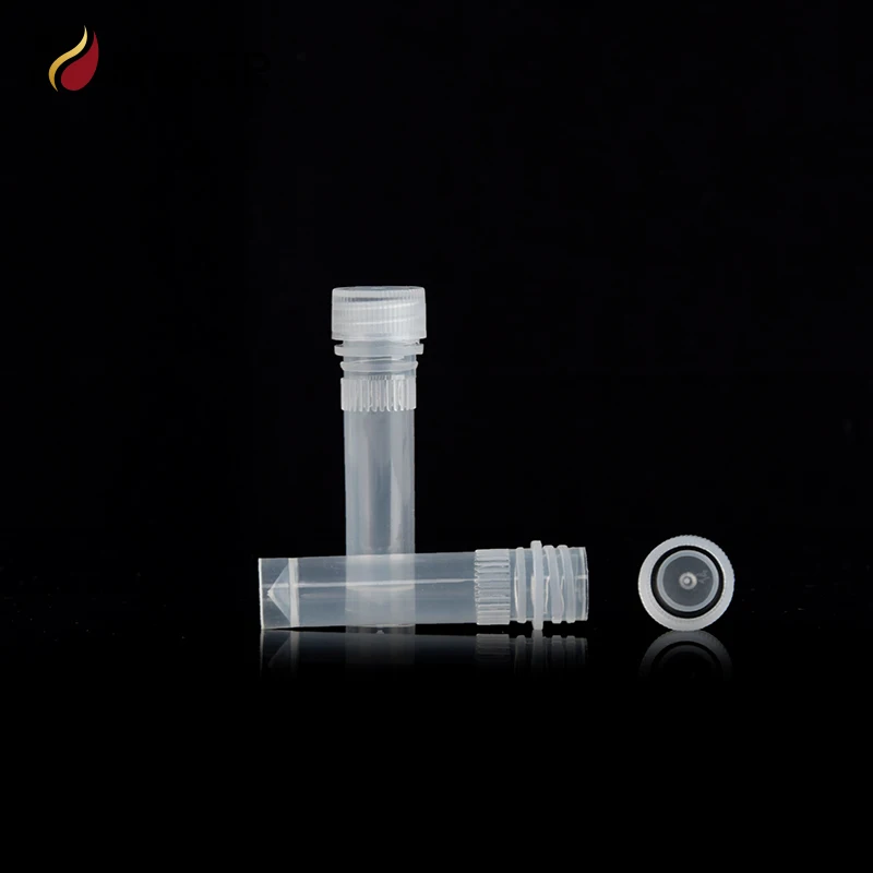 Plastic Lab Transparent Calibration Screw Caps sample Cryovials tubes 1ml 1.5ml 2ml 10ml Upright Cryogenic Vials Cryo Tubes