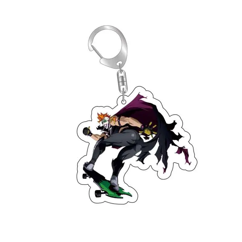 Boxin Custom Keychain Infinity Skateboard Animation Character Acrylic Keychain Pendant Cartoon Anime Jewelry Gift