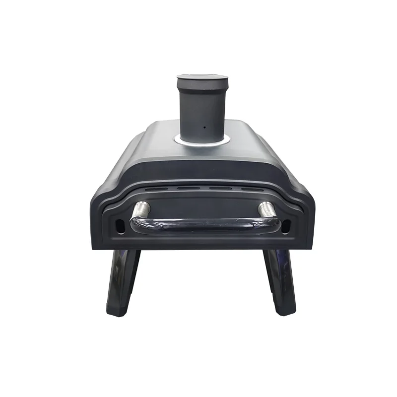 14 Inch Wood Fired Beef And Pizza Oven Stainless Steel Portable Dual Fuel Charcoal Pellet And Gas Rotating Pizza Oven Outdoor