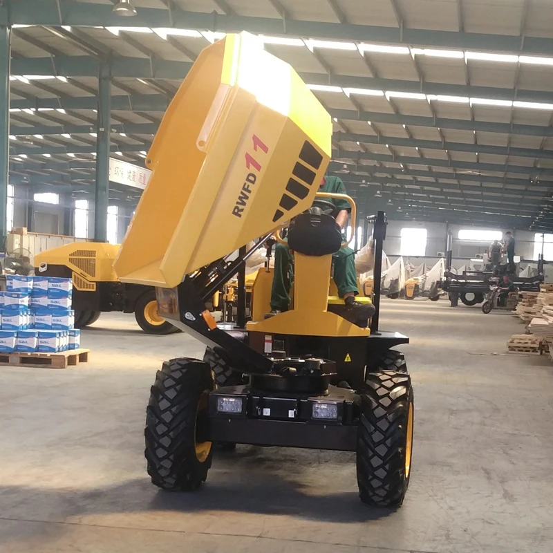 High Quality Yanmar engine four wheel drive mini dumper mini loader for sale