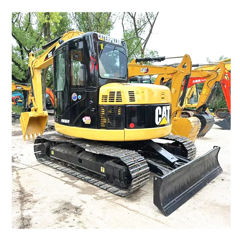Used Excavators Caterpillar Cat 308c Original Japan cat Hydraulic Crawler diggers 8ton Mini Earth-moving Machine for Sale