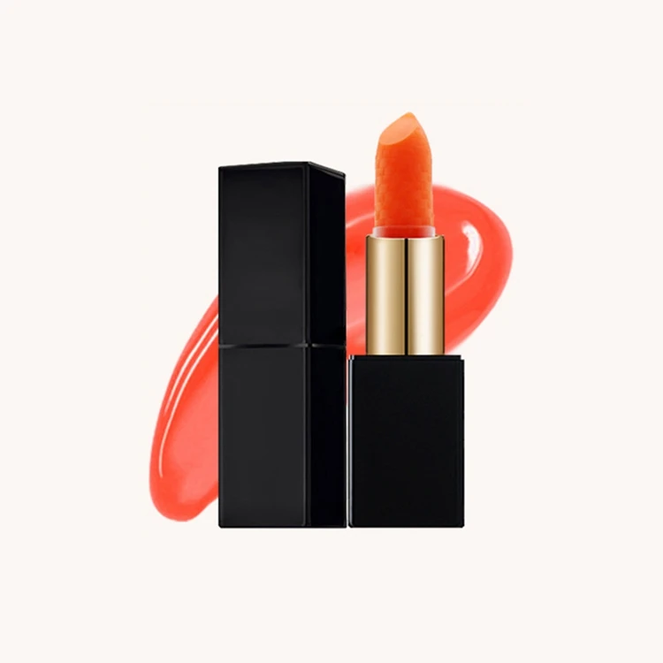 Custom logo high quality pink lip stick wholesale carving long lasting moisturizing magnetic creamy matte lipstick