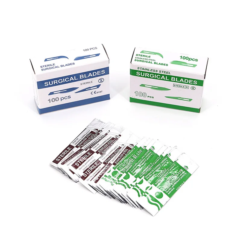 Medical Sterile Disposable Size 10 11 14 15 16 18 Surgical Carbon Steel Stainless Steel Blades