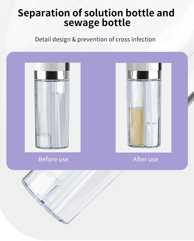 Beauty Product Facial Cleaner Electric Micro Small Bubble Water Cycle Acne Pore Vacuum Blackhead Remover Device