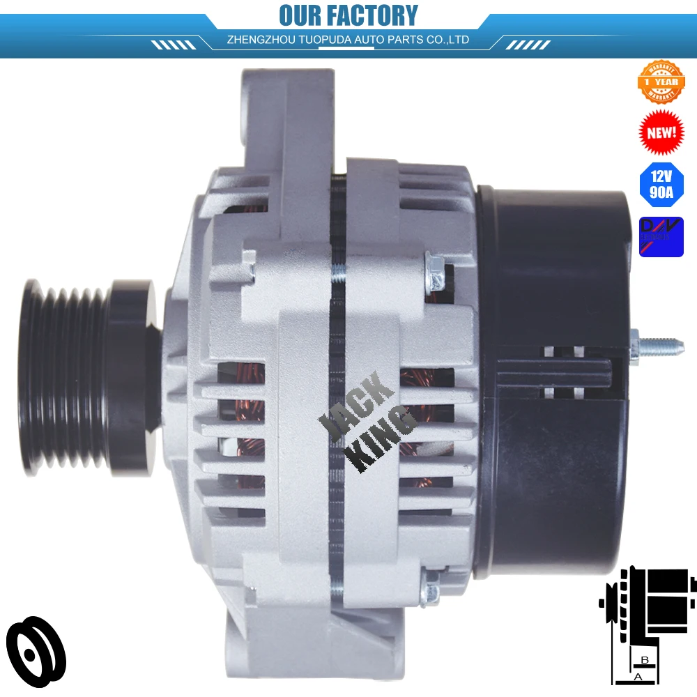 32023771000 0986083110 111811 211080A ELD-A-1118 ELD-A-2110-115A NEW ALTERNATOR FOR LADA VAZ 2110 2111 2112 1.5i 16V 1998-