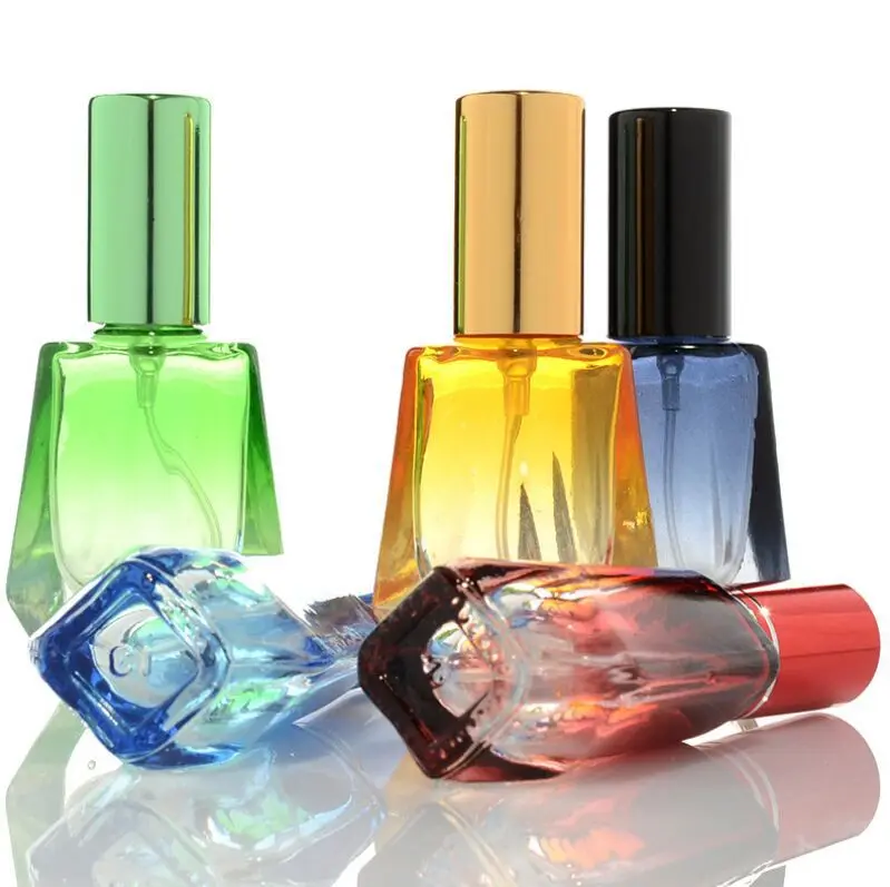 Private label 10ml refillable perfume bottle Empty red perfume glass bottle with packaging