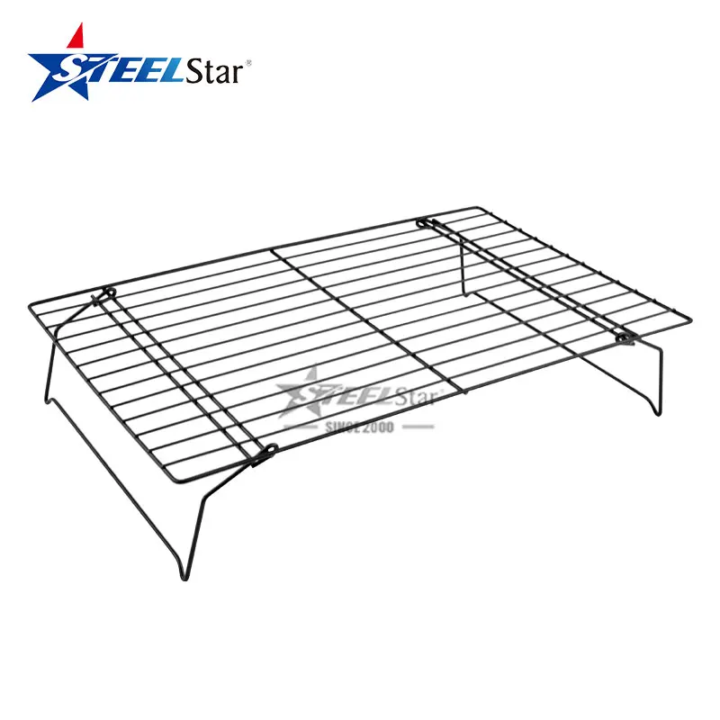 Barbecue BBQ Accessories Stainless Steel Baking Cooling Rack Wire Net Steaming Barbecue Rack / Oven BBQ Grill