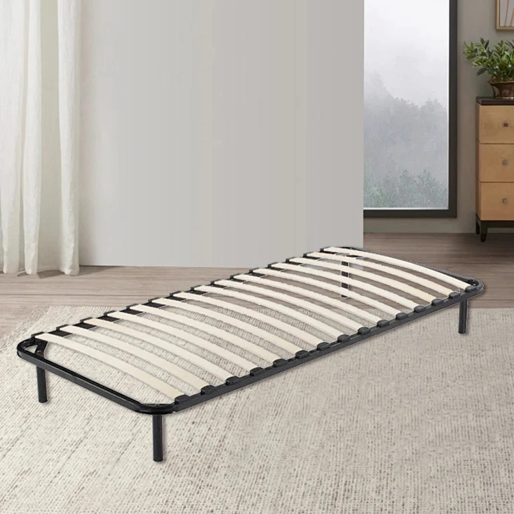 Cama Save Space Heavy Duty Metal Detachable Upholstered Wooden Slat Queen Bed Frame With Storage