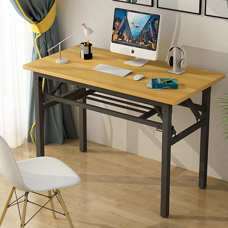 
Home Computer Desks Laptop Desk Foldable Wooden Study Folding Wooden Table 