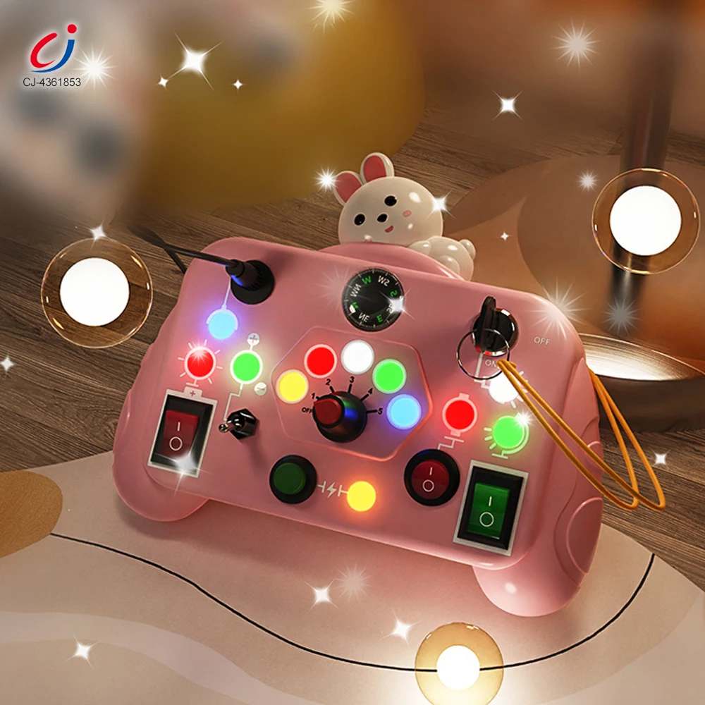 Chengji hot children early childhood education intelligent game console finger busy board sensory toy traffic lights for kids