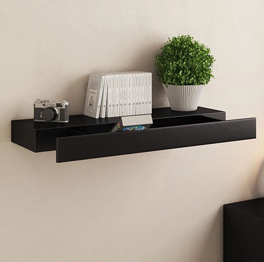 Mounting Hanging antique Float Decorations Wall Shelf With Drawer