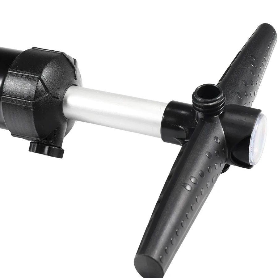 High pressure Quick-Fill Design Dual-Action manual hand air pump for inflatable surfboard