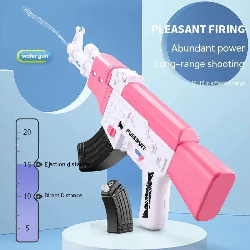 AK Fully Automatic Water Gun Kids Outdoor Toy New Electric Splash Water Gun Toy Summer Swimming Pool Toy