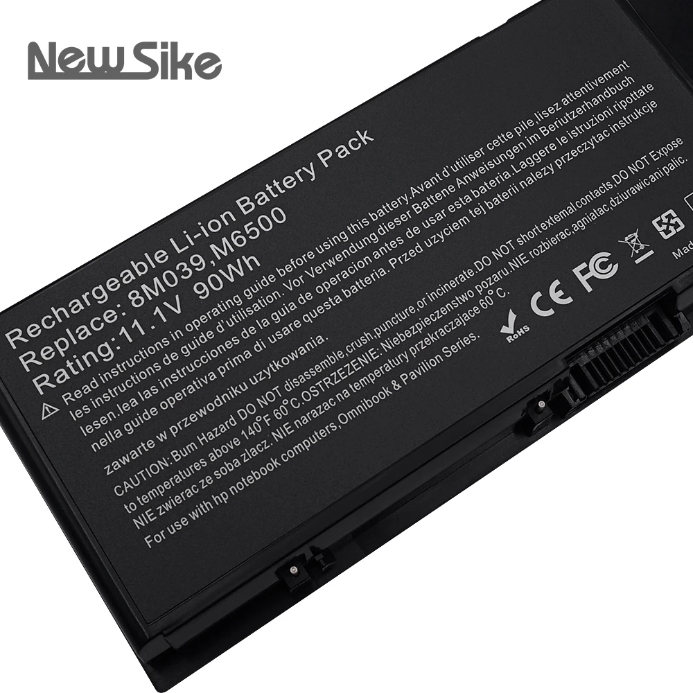 Новый аккумулятор для ноутбука Sike 11 1 В 90 Втч 312-0868 8M039 C565C оригинальная запасная батарея Dell