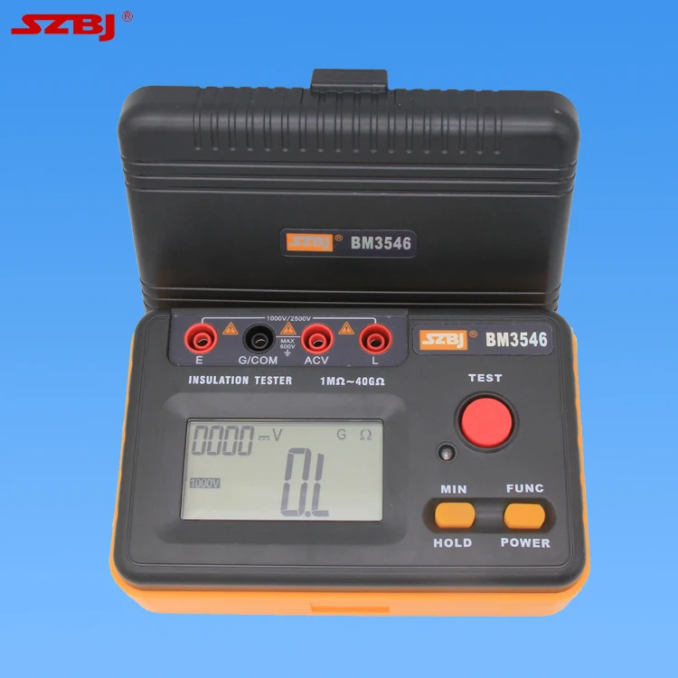  Цифровой мегомметр SZBJ BM3546 измеритель сопротивления изоляции 1000 В 2500 40 г