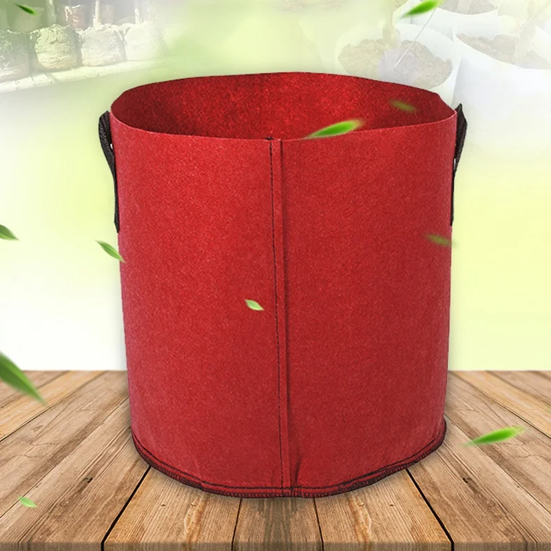 Non Woven Fabric Plant Seedling Bags Nursery Plant Growing Pots Felt Planting Bag Potato Grow Bags 2 Gallon Fabric Planter Pot