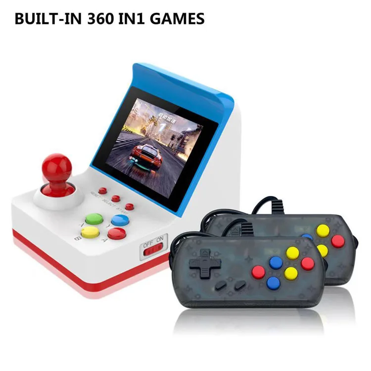 
Portable built-in 360 handheld retro video game TV mini classic retro handheld game console 