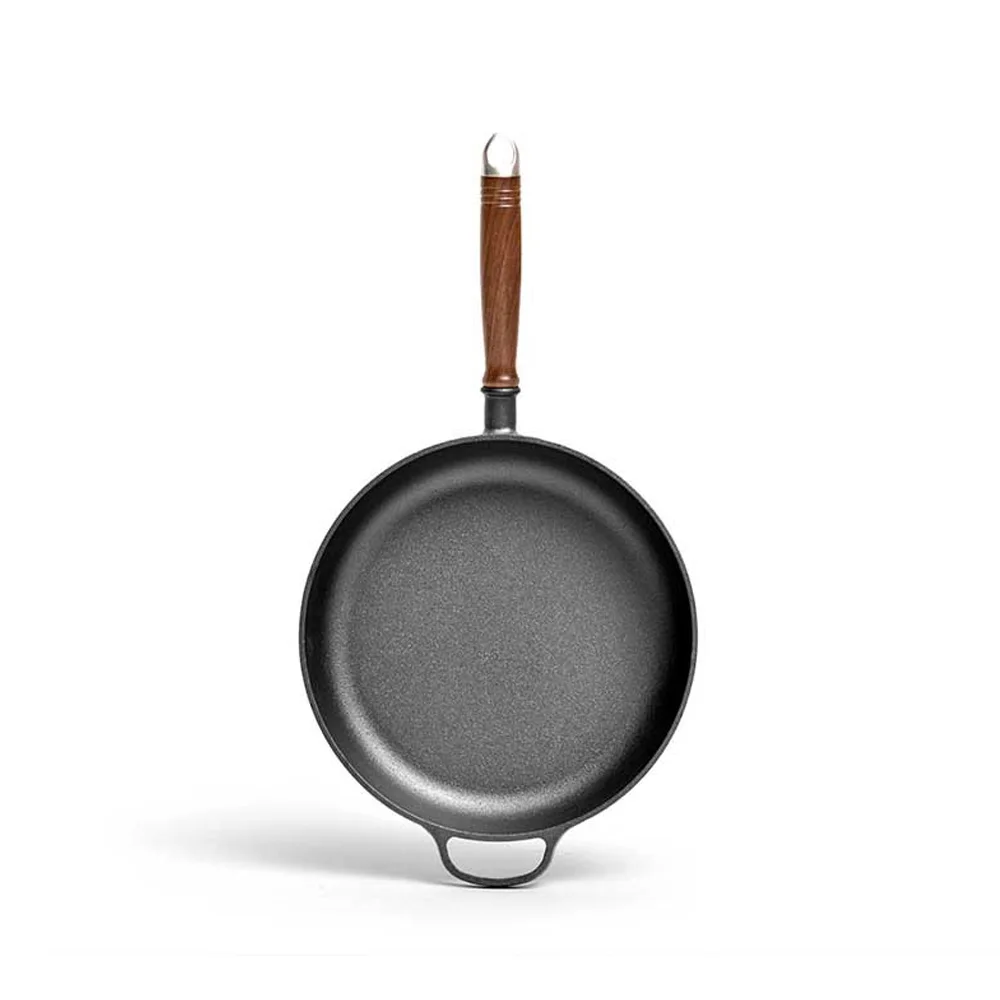 Delicate economy practical Old cast iron flat non-stick pan uncoated steak frying pan gas stove suitable factory wholesale