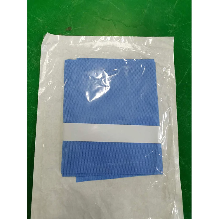 Surgical Drape Sheets with Hole Medical Consumable Sterile Disposable Blue ISO 13485 Ozone 3 Years Side Drape Class II
