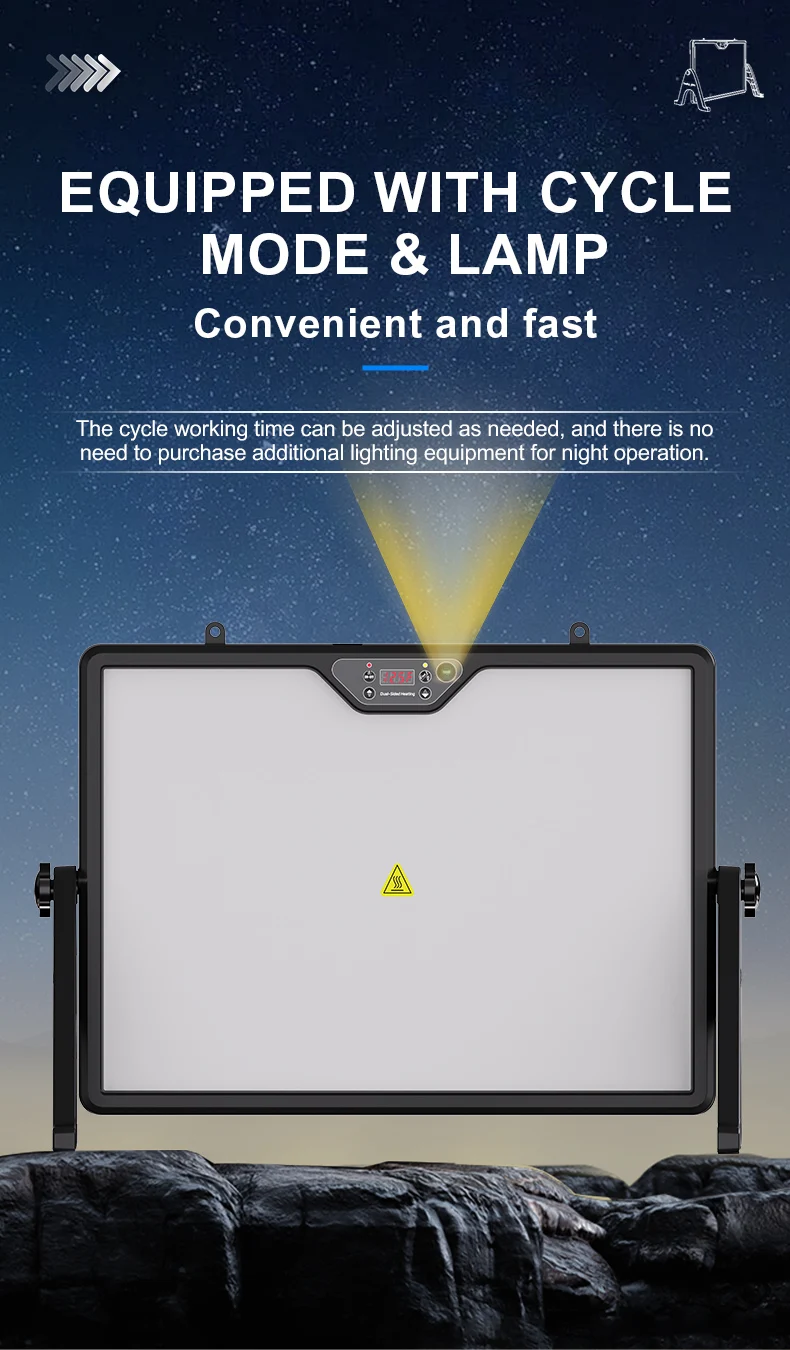 Factory Price Newest Adjustable Chick Brooder Dual Heating Plate for Newly Hatched Animals Anti-Roost Cone Heating Quickly
