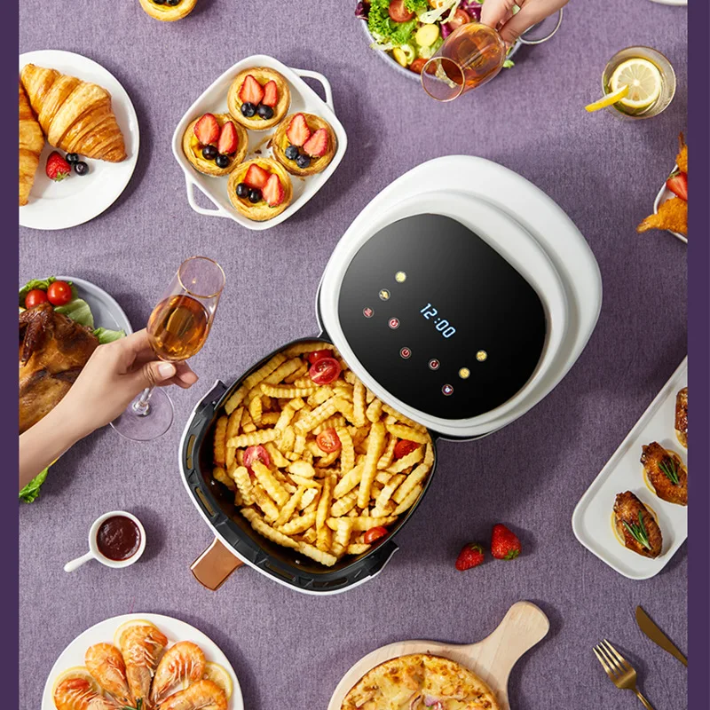 Smart Home Appliances Kitchen Appliances 8L 1400W 220V Air Fryer Two Color Optional CB CE ROHS R Certification