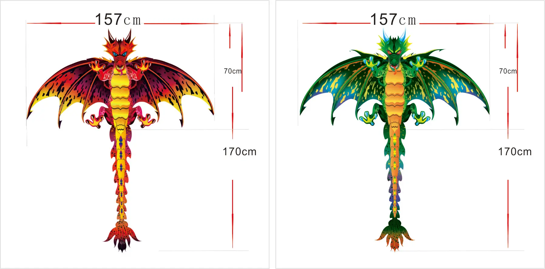 
Beautiful flying 3D dinosaur kite 