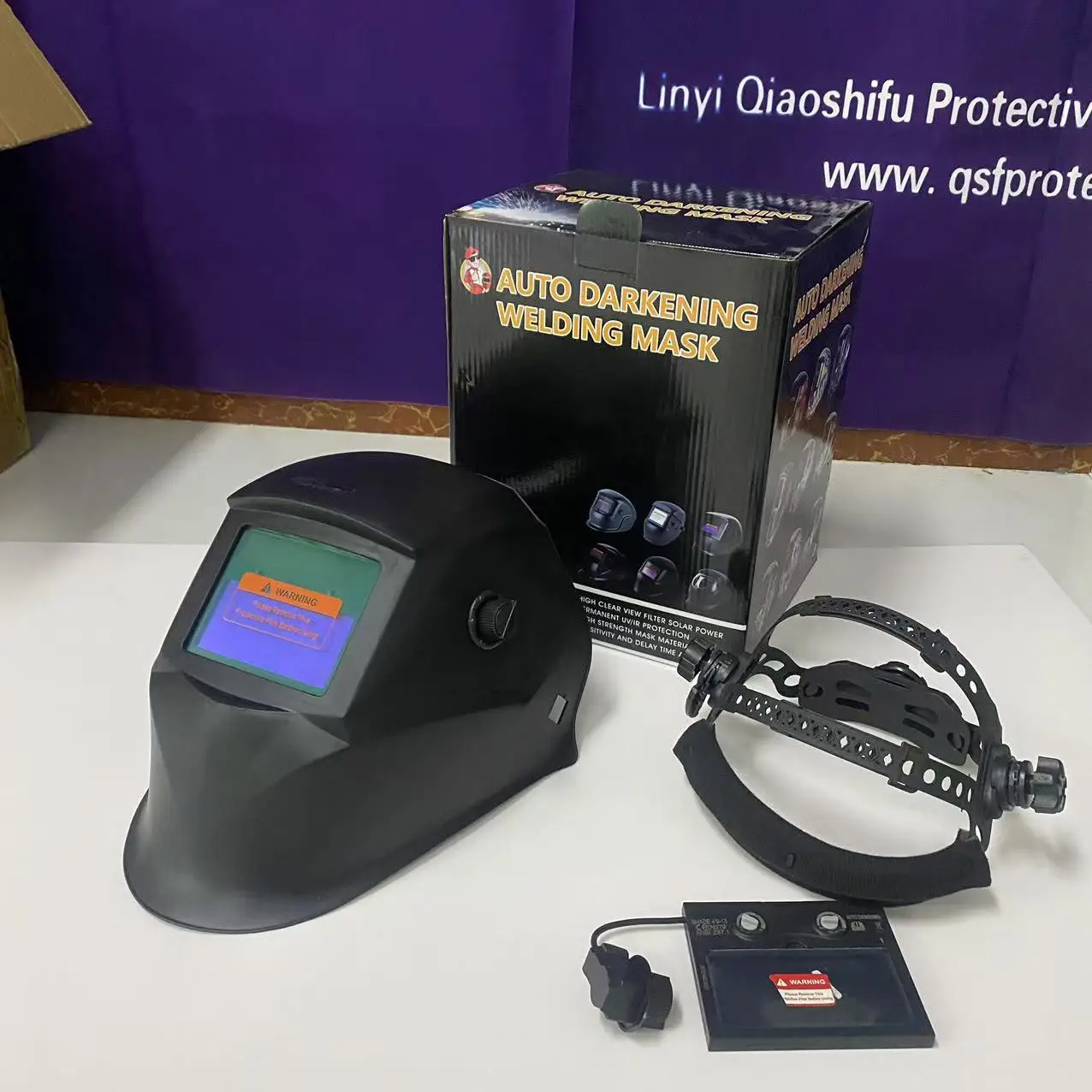 Best Selling in Russia Auto Darkening Welding Helmets Solar Powered Welding Mask casco de soldadura DIN 9-13 For Welder Mig Tig