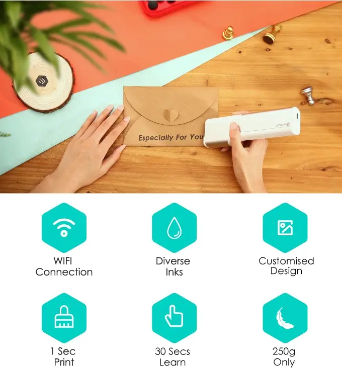 
EVEBOT PrintPen Industrial Portable Handheld Bar Label QR Code Logo Tattoos inkjet Printer Pen 