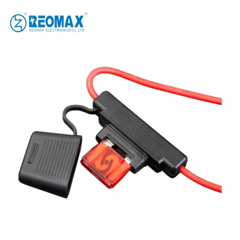Max/Maxi Auto Fuse Holder Waterproof Car Blade Automotive Fuse Box Plastic Block with #8-22 Wire Cable Gauge