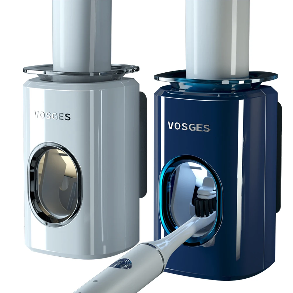 
Made In China Wall Mount Automatic Bathroom Toothpaste Holder And Dispenser For Kids Adults 