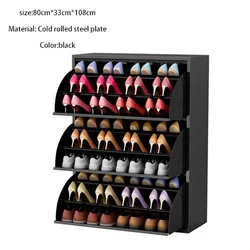 Big nordic living room entrance hallway cabinet large capacity partition storage tipping shoe cabinet