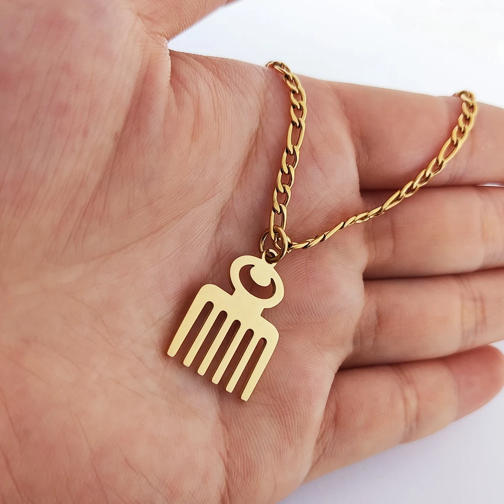  Adinkra Gye Nyame Charm Bracelet Stainless Steel Jewelry African Ghana Ethnic Symbol Necklaces Joyas De Acero
