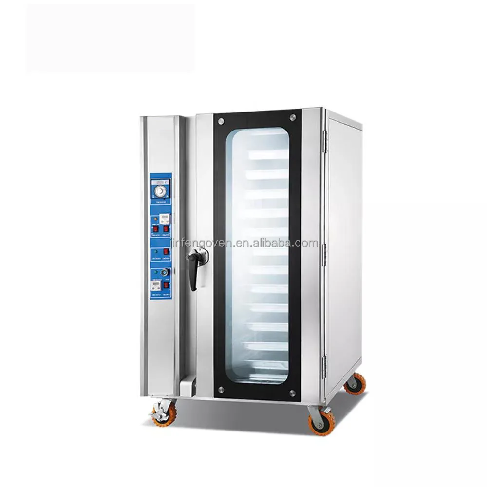 12 tray electric gas convection steam oven bread croissant hot air oven / industrial bread ovens