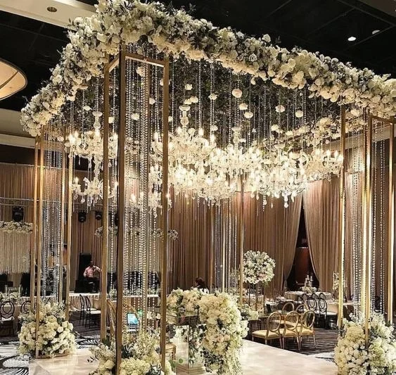 Свадебная прямоугольная арка для свадьбы, украшение для сада