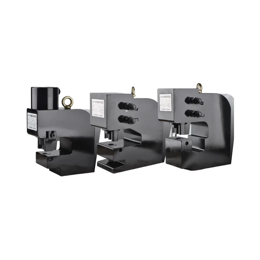75/80/100/150/200 angle groove steel plate punching machine, copper aluminum plate hydraulic punching machine