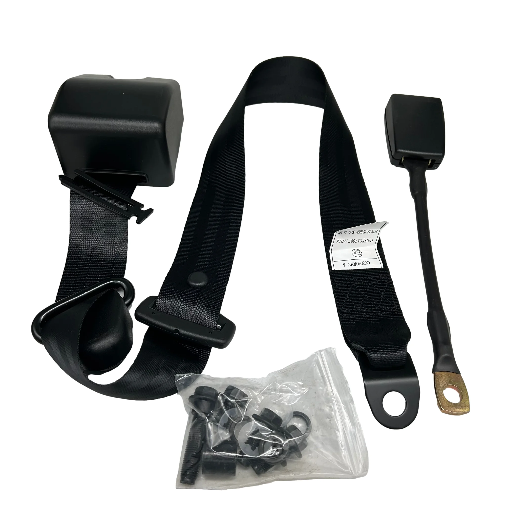 3 Point Retractable Car Safety Seat Belts Lap Safety Belt Seatbelts With Buckle