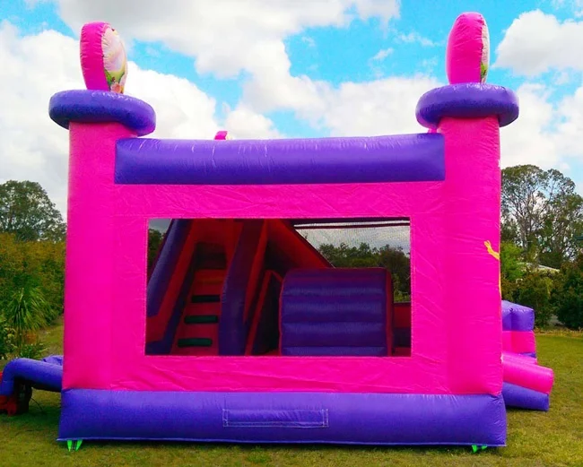large fairy inflatable jumping castle slide combo with prices for sale
