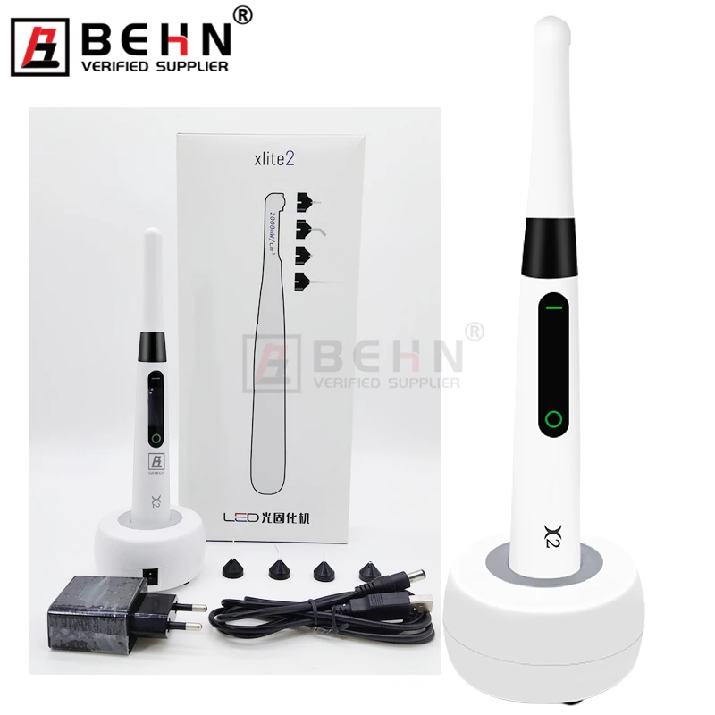 BEHN Dental LED curing light with caries detecting dental orthodontic equipment one second LED light curing lamp metal shell