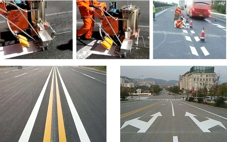 50-500mm Hand Push Road Paint Thermoplastic Road Marking Machine