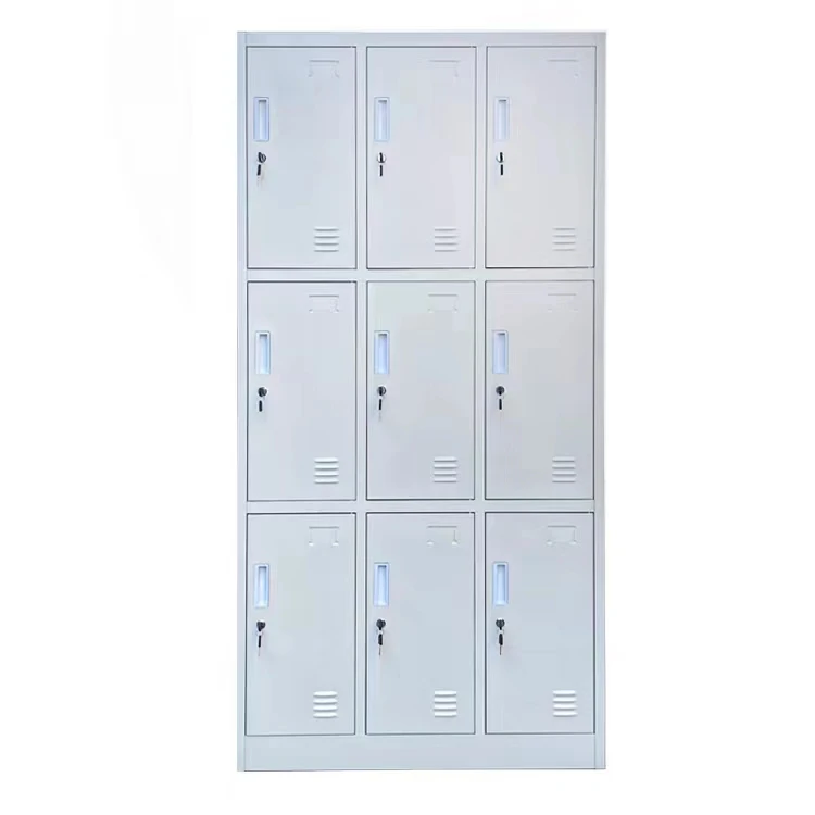 Customized locker 12 door multi storage lockers 12 Door Steel Knock Down Staff Uniform Work Locker cabinet Iron Gym Swimm