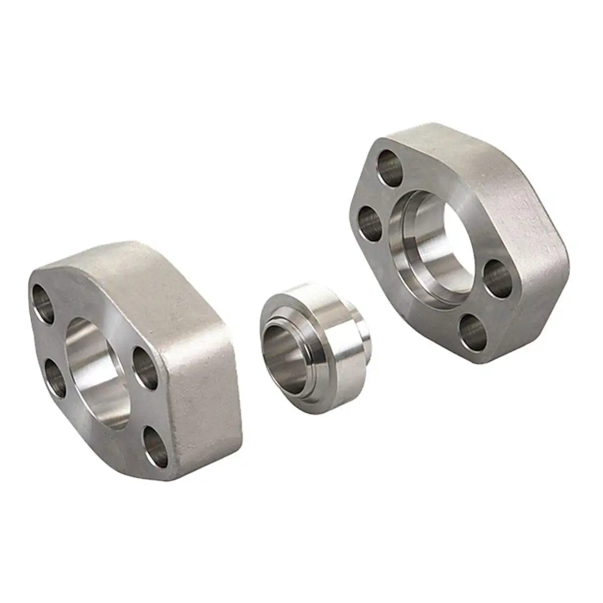 Customized Industrial Metal Corrosion Resistant High Pressure 4 Screw Fittings Positioning Integral Flange