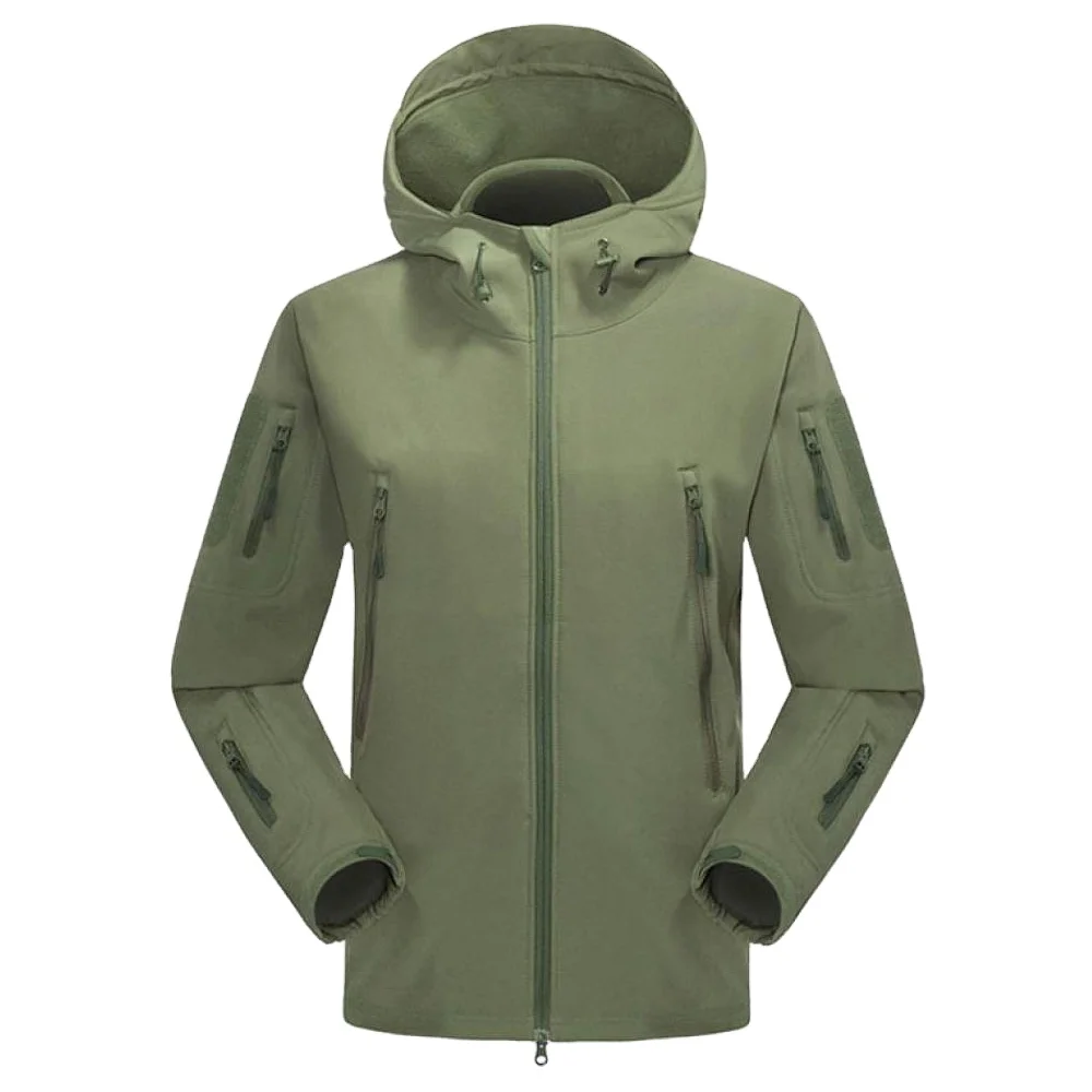 
Men Softshell Jackets Plain Waterproof Wholesale Windbreaker Jacket Outdoor Winter Jacket 100% Polyester Shell 