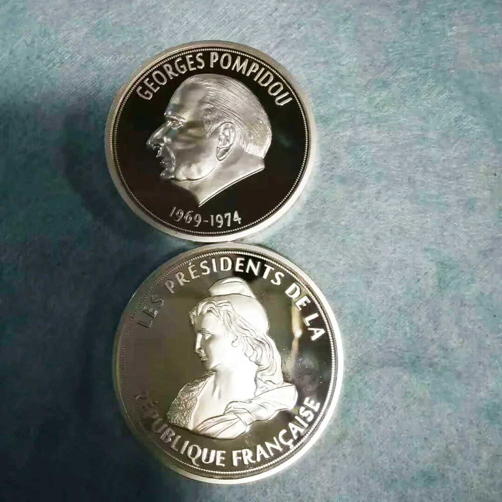 
Custom Made High Quality 999 Pure Silver Mint Coin With Genghis Khan Portrait 