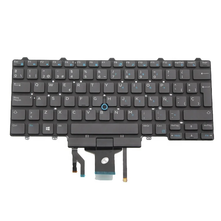 HK-HHT buy laptop accessories repairing body parts for  Dell Latitude E5450 E7450 E7470 7480 wholesale internal keyboard