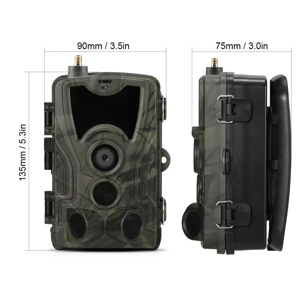 HC801 APP Control 4G Ite Wireless Wildlife Cameras 32MP 1080P Hunting cellular Trail Camera with 0.3S Trigger Night Vision