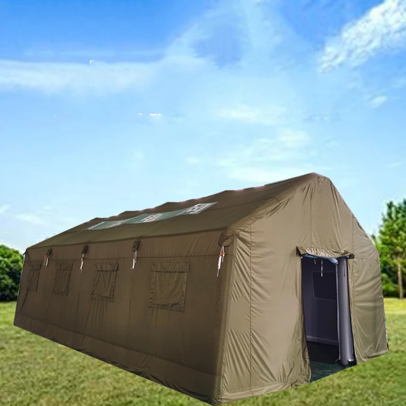 Inflatable rescue shelters tent hard climatic condition temporary emergency air shelter