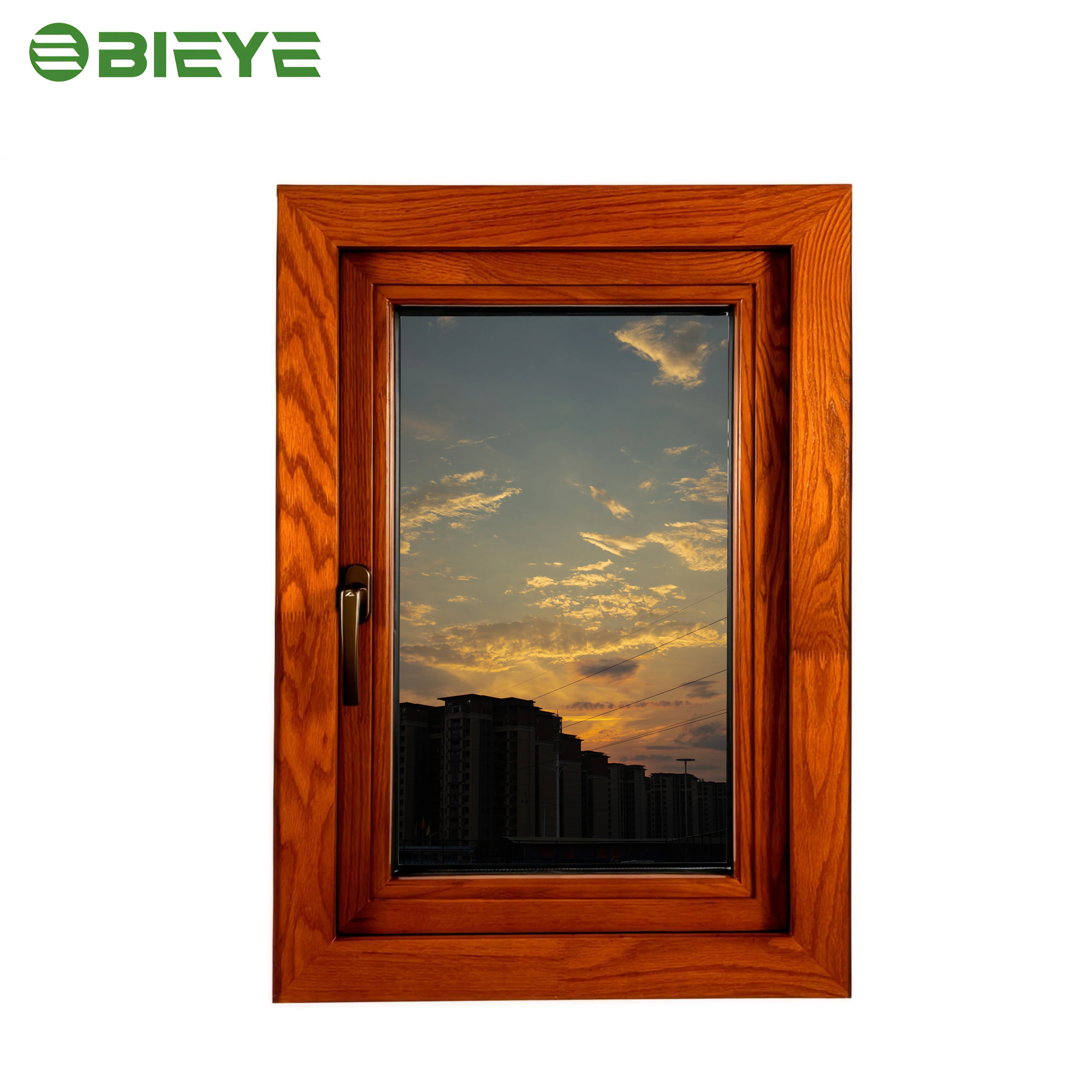 Modern Design French Window Metal Swing Casement Swing with Tempered Glass Aluminum Alloy Frame Sliding Open Style for Hotel Use