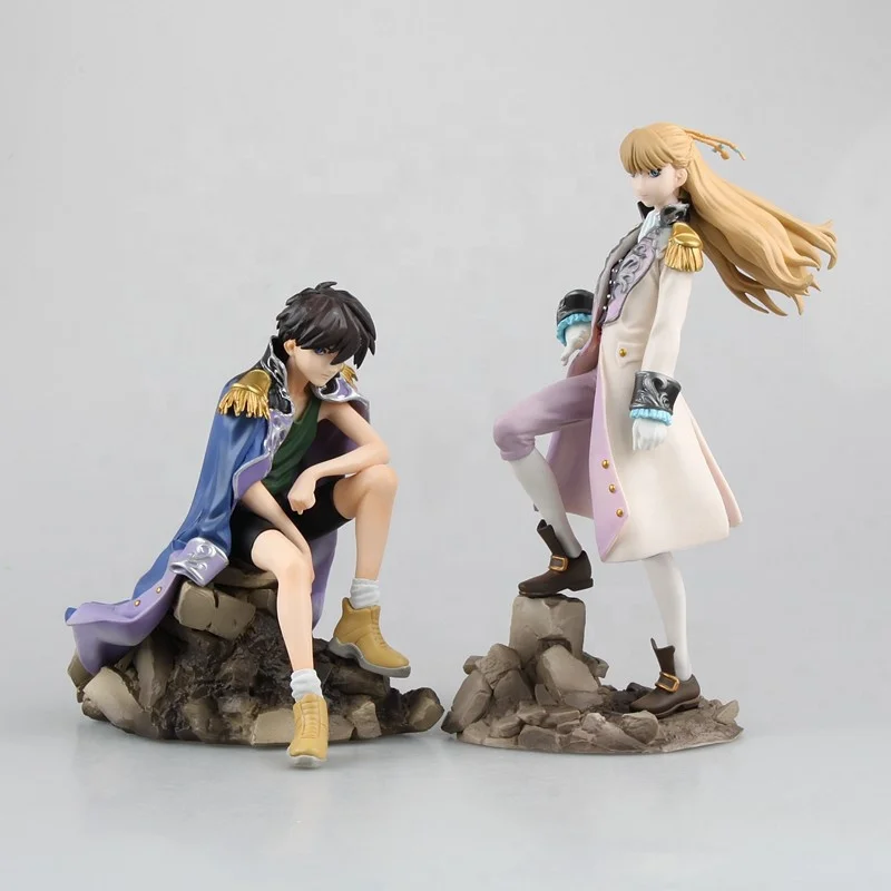 Популярная аниме Gundam-W Gundam Wing Heero Yuy и Relena Peacecraft фигурка из ПВХ игрушка пересмотренная версия