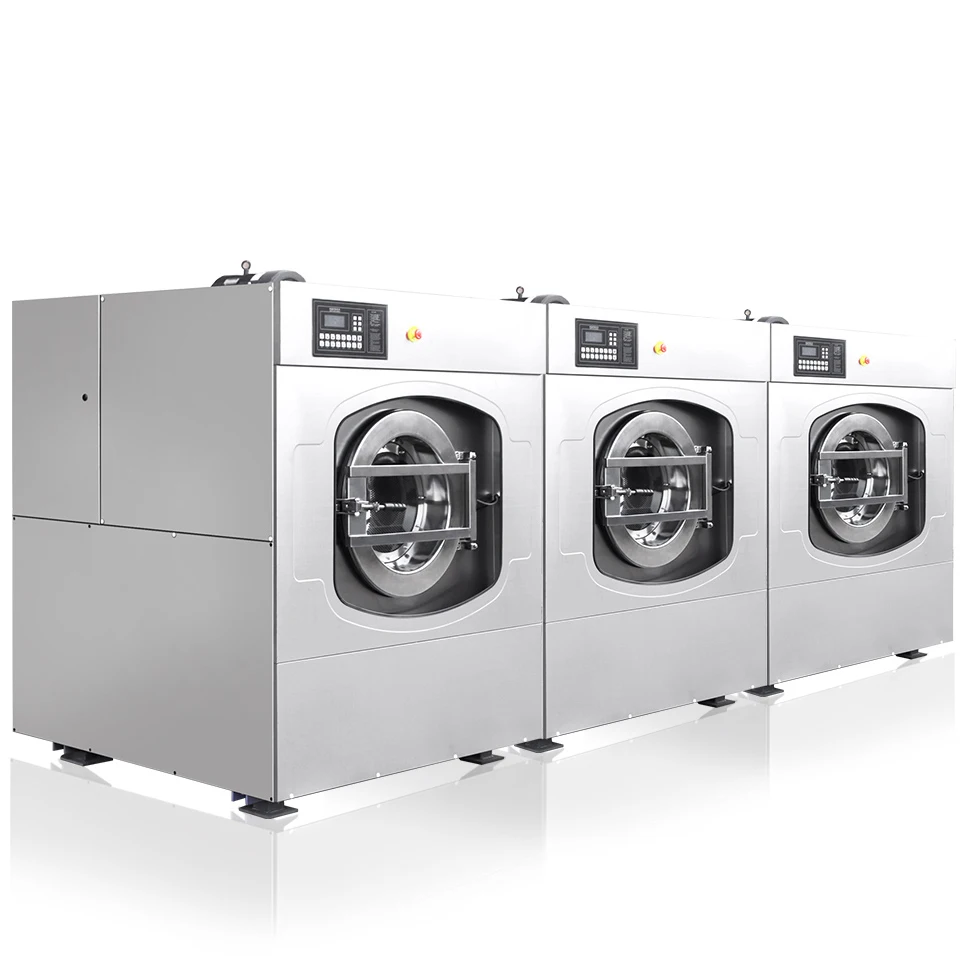 Industrial Commercial Soft Mount Washer with Blue Light Disinfection  Heavy Duty Washing Machine Manufacture and   Equipment