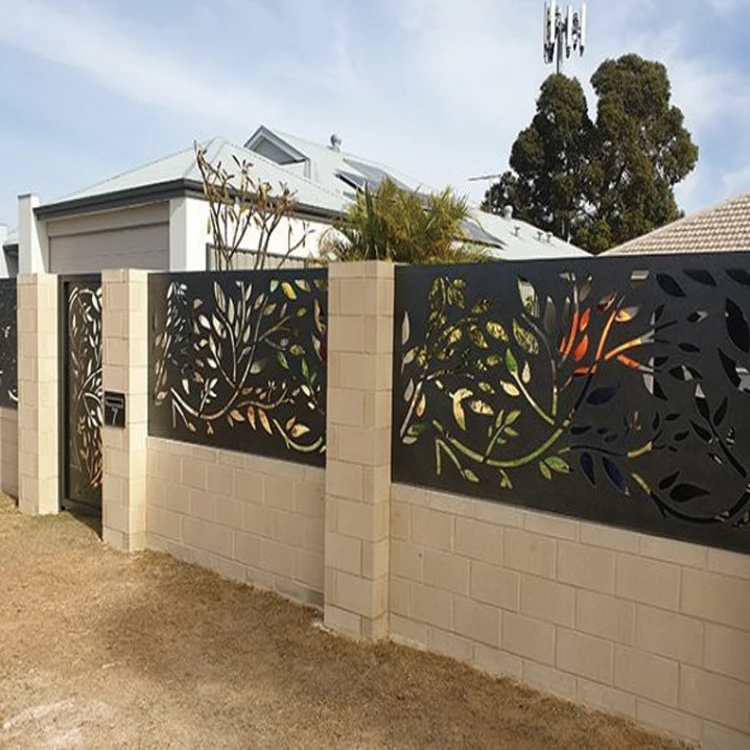 Индивидуальные декоративные экранные панели с лазерной резкой для наружного сада